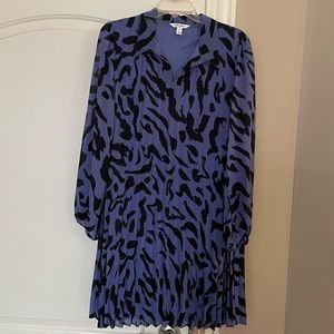 Brand new “Nine West “dress for women.Size-L,color violet/black.👗(Never wear).